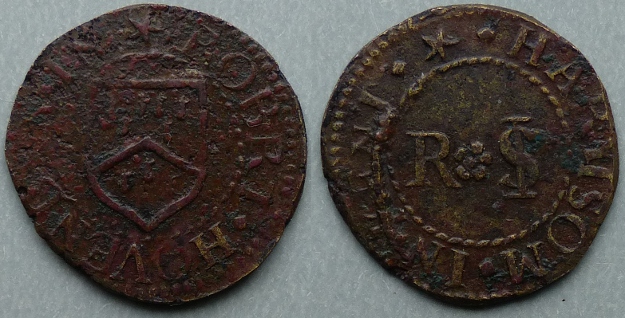 Harrietsham, Robert Hovenden farthing token